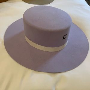 Lavender hat